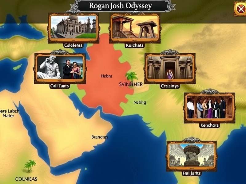 Rogan Josh Odyssey Regional Maps